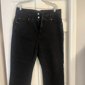 Black Jeans - Ann Taylor The Straight Crop 14
